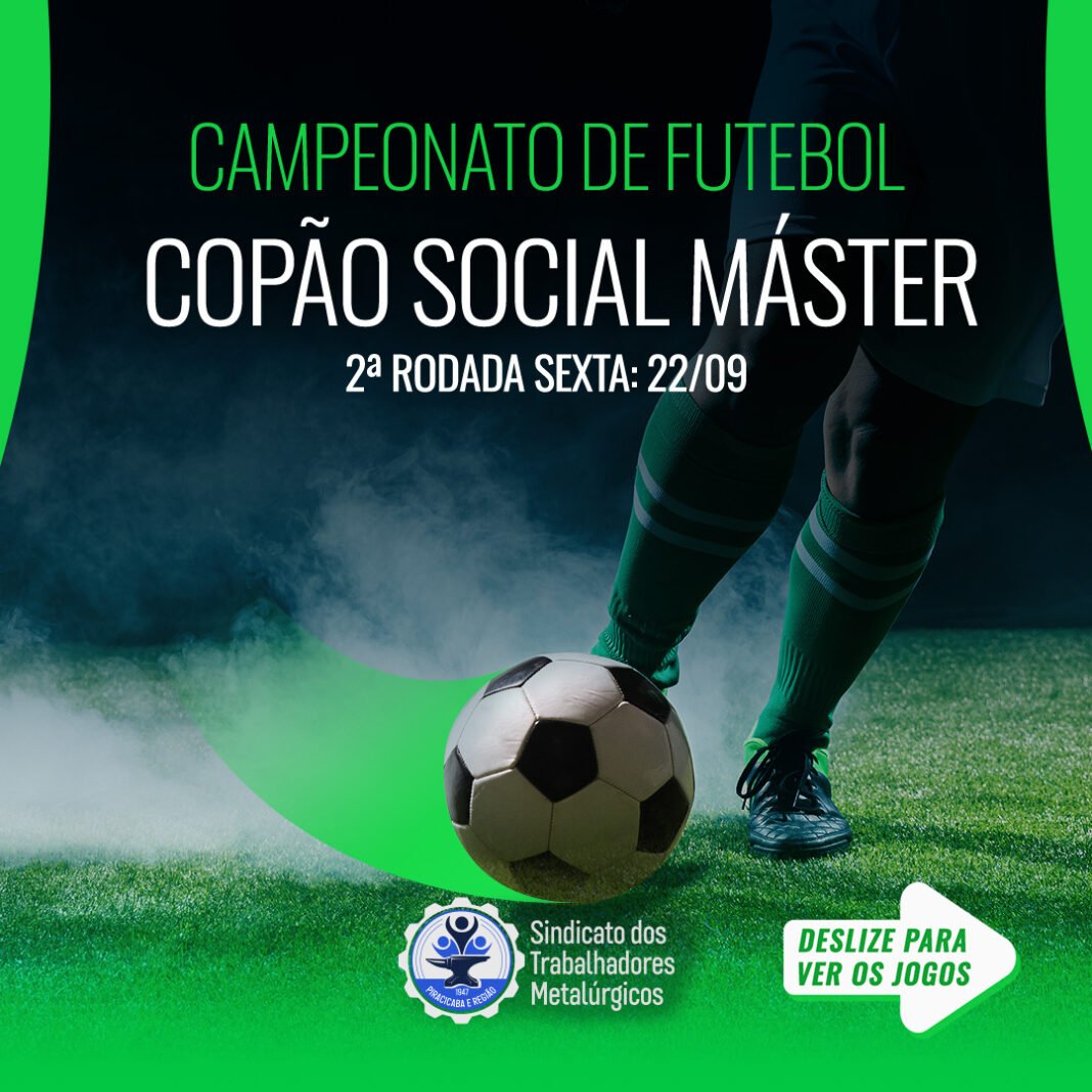 Confira Os Jogos Do Campeonato De Futebol Master Sindicato Dos