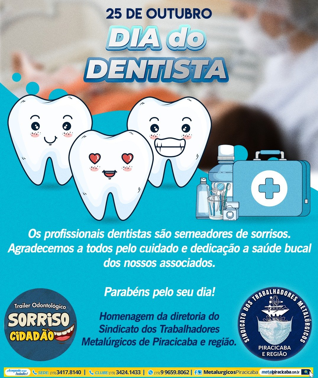 25 De Outubro – Dia Do Dentista | Sindicato Dos Metalúrgicos De ...