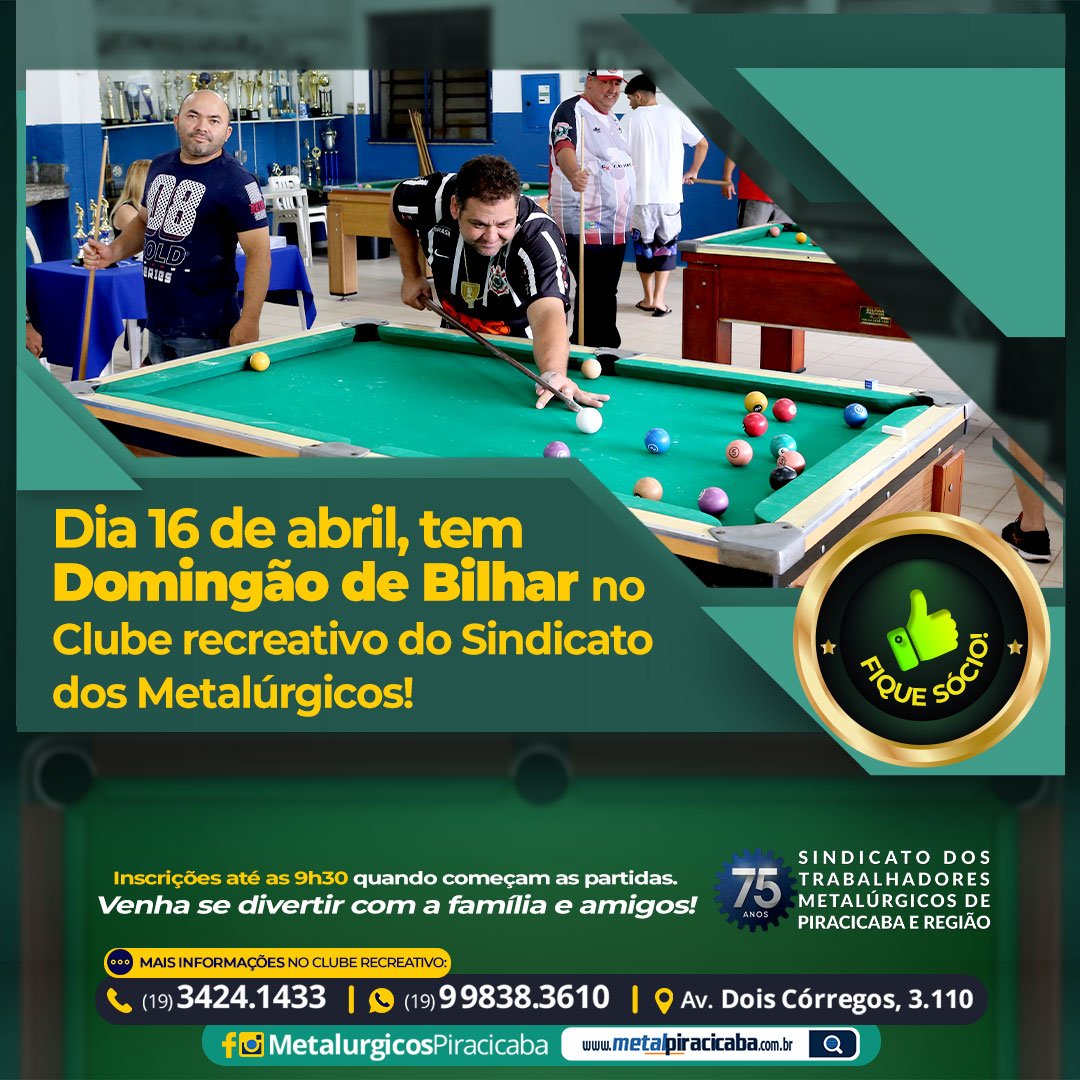 Clube de bilhar russo, escola e campeonato placa de metal